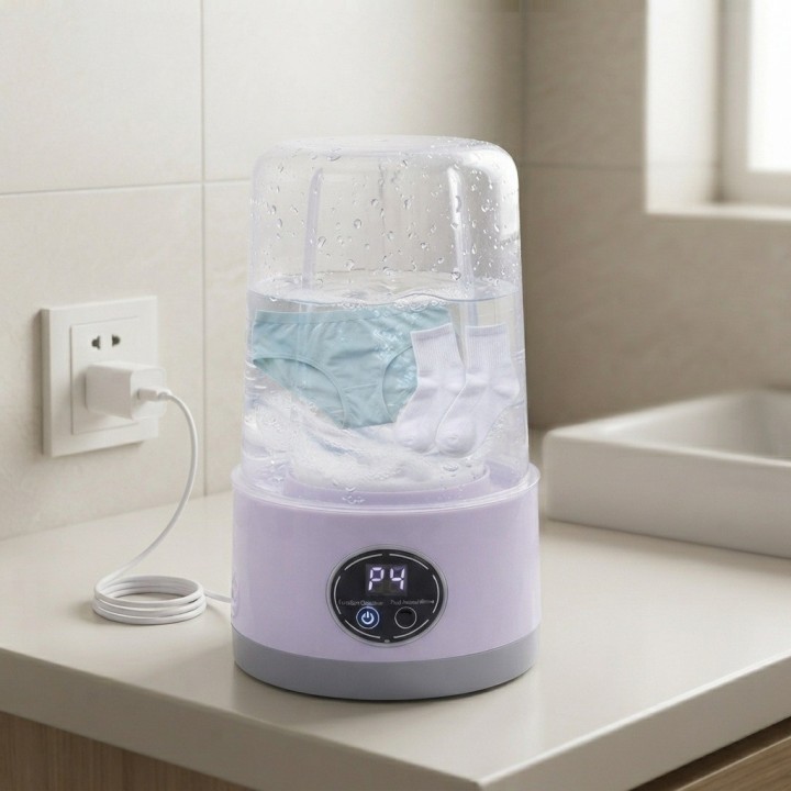 Mini Lavadora Ropa Interior Inalámbrica 1l Recargable Hs-588