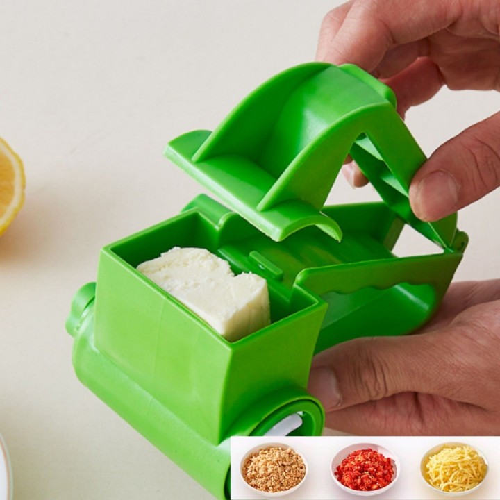 Cortador Rallador Manual Giratorio Cocina 3 En 1