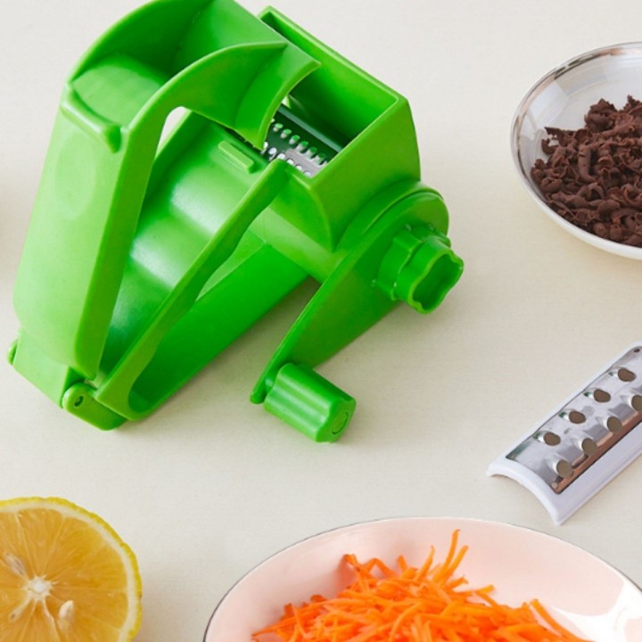 Cortador Rallador Manual Giratorio Cocina 3 En 1