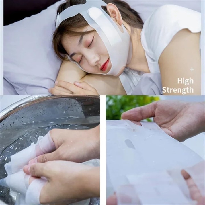 Faja Facial Reafirmante Antiapapada Silicona V Face