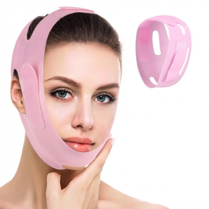 Faja Facial Reafirmante Antiapapada Silicona V Face