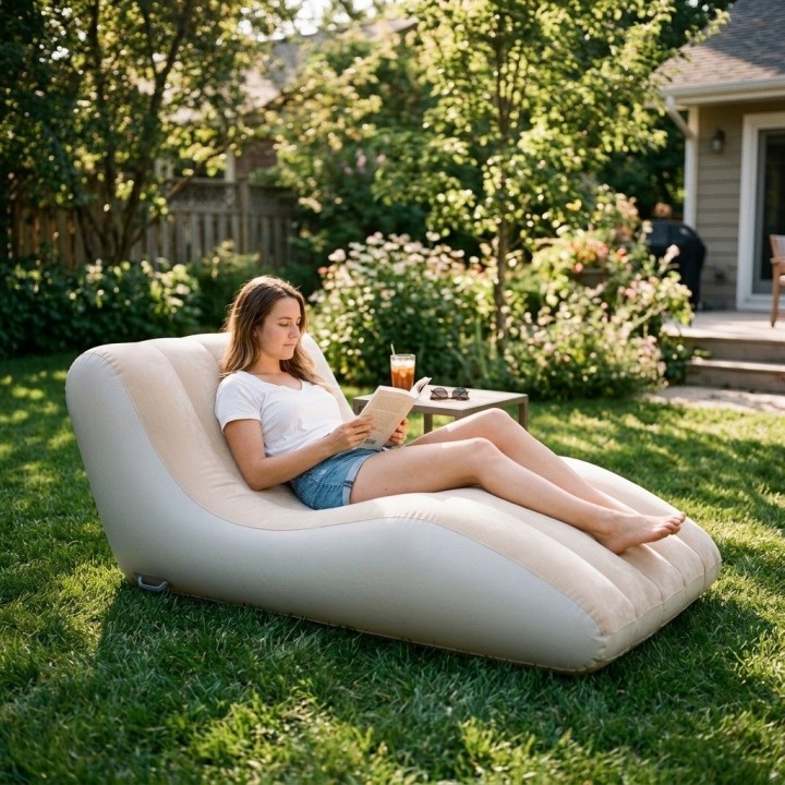 Sofá Inflable Ergonómico Forma S Silla Descanso Yxz-803