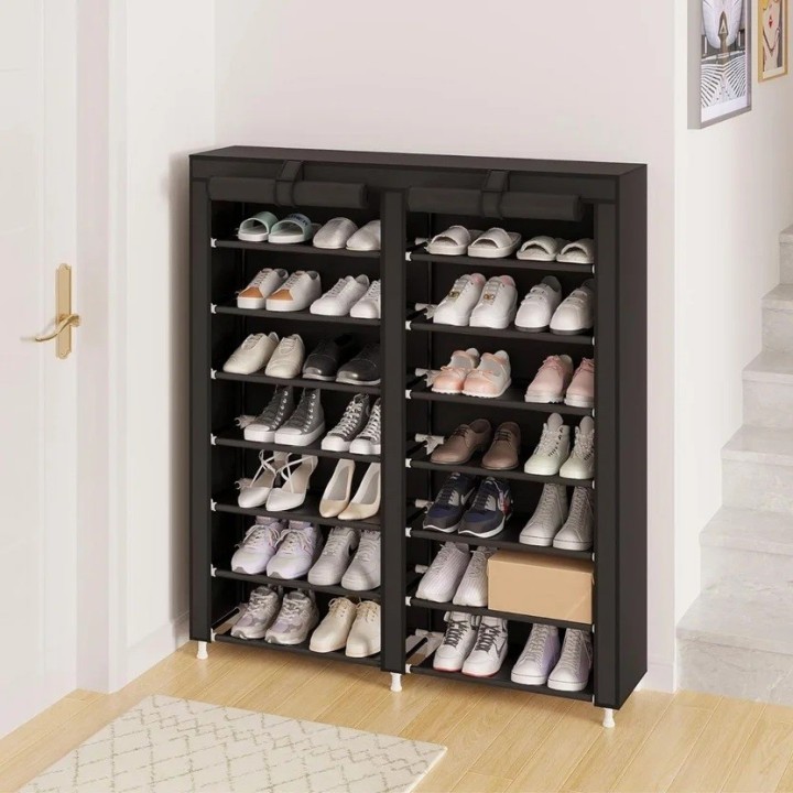 Zapatero Organizador Doble Tela Portátil