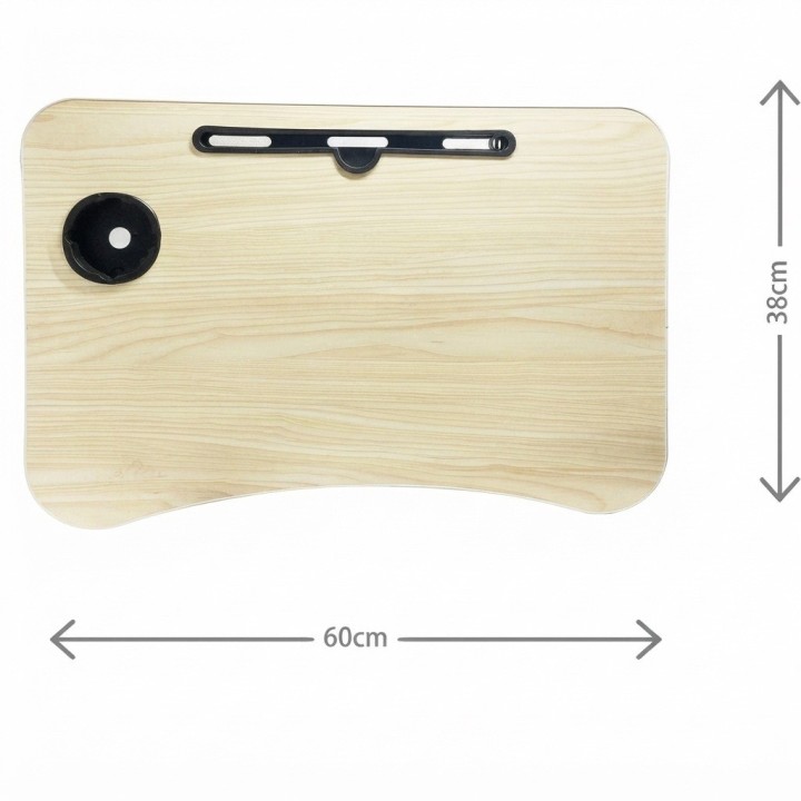 Mesa Plegable Para Laptop Cama Con Cajón Y Portavasos