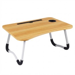 Mesa Plegable Para Laptop Cama Con Cajón Y Portavasos