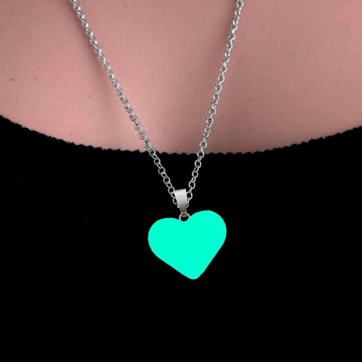 Collar Corazón Nocturno